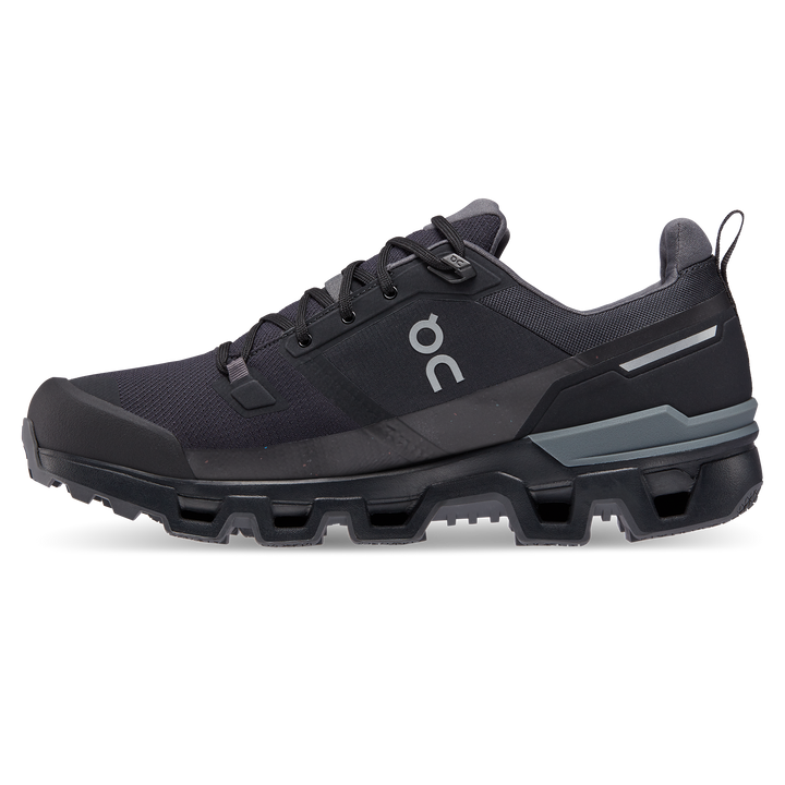 ON Womens Cloudwander Waterproof - Black/Eclipse - Trail