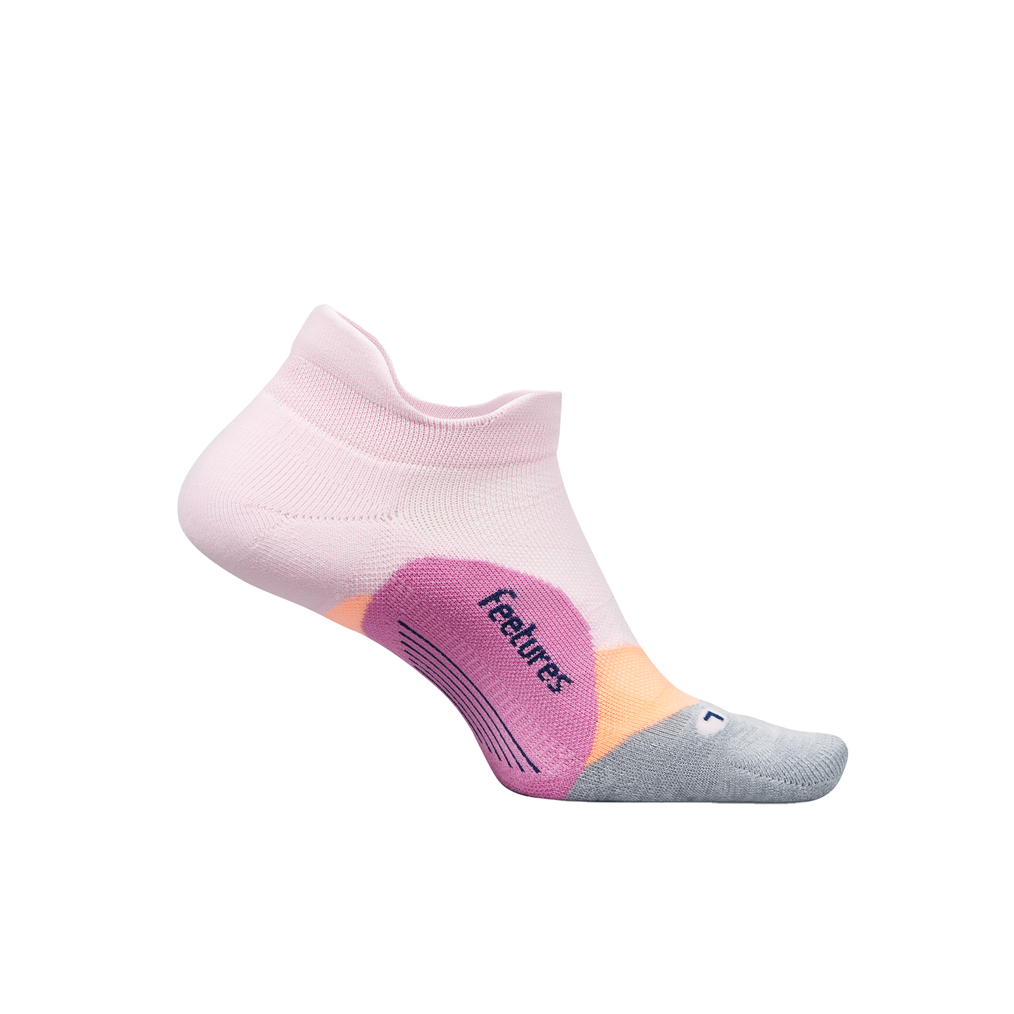 Feetures Elite Light Cushion No Show - Pink/Blitz