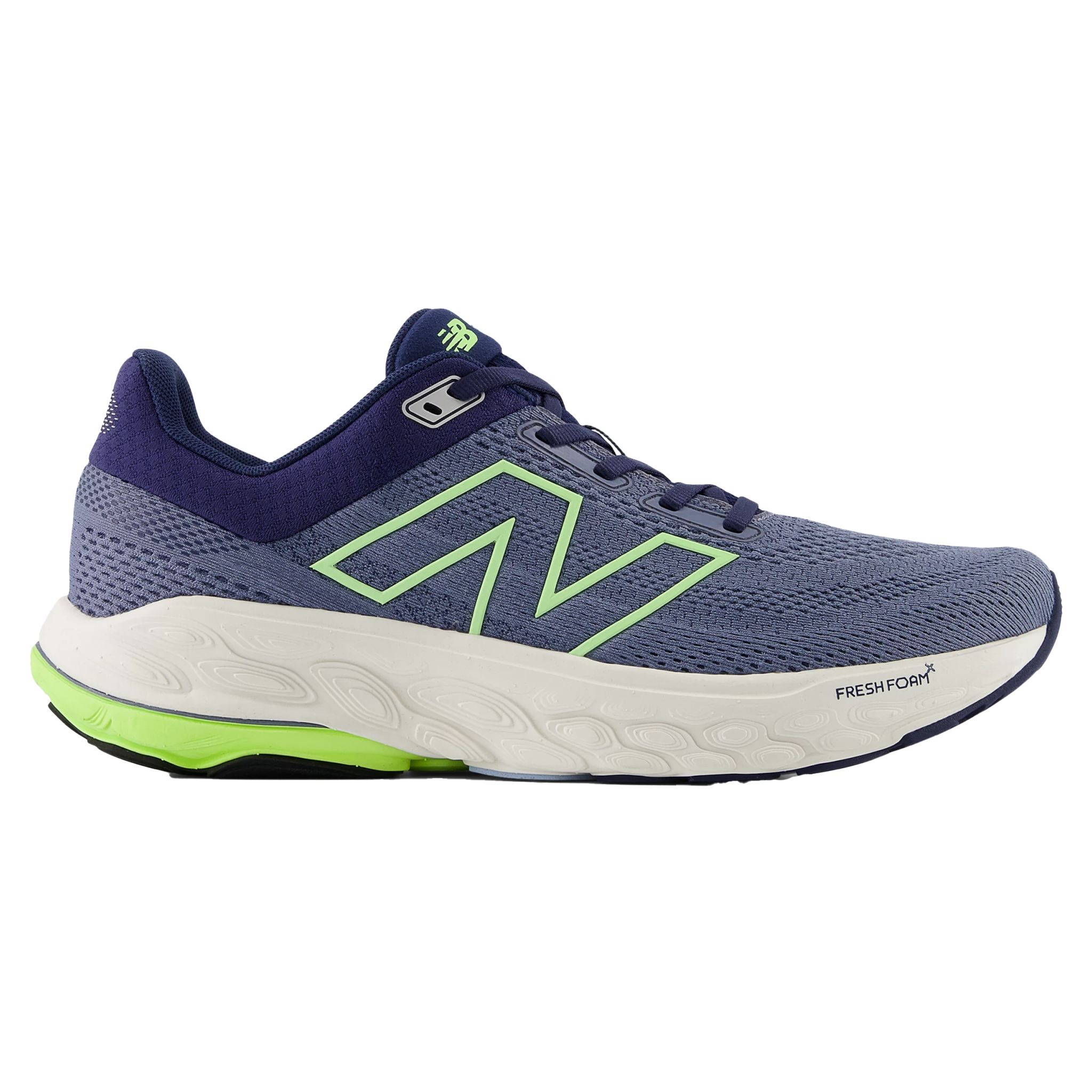 New Balance Mens 860v14 - Arctic Grey/Bleached Lime Glo/NB Navy - Stability