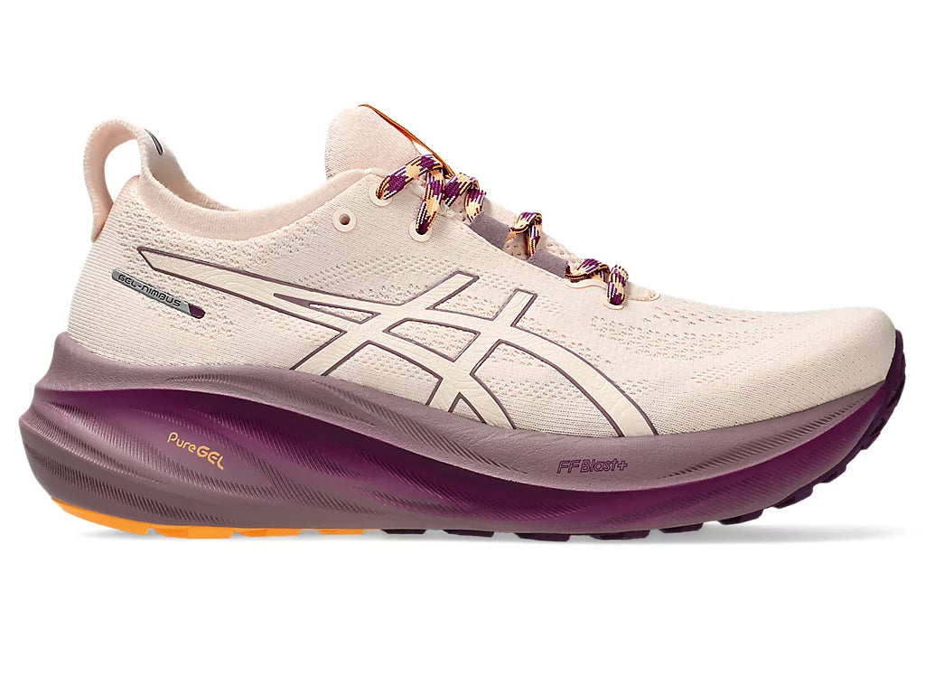 Asics Womens Gel Nimbus 26 TR - Nature Bathing/Pearl Pink- Neutral