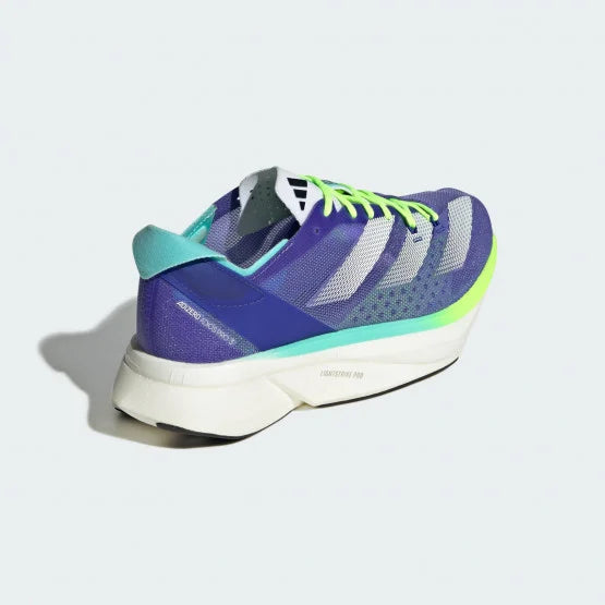 Adidas Womens Adizero Adios Pro 3 - Cobalt Blue/Zero Metallic/Lucid Lemon - Neutral