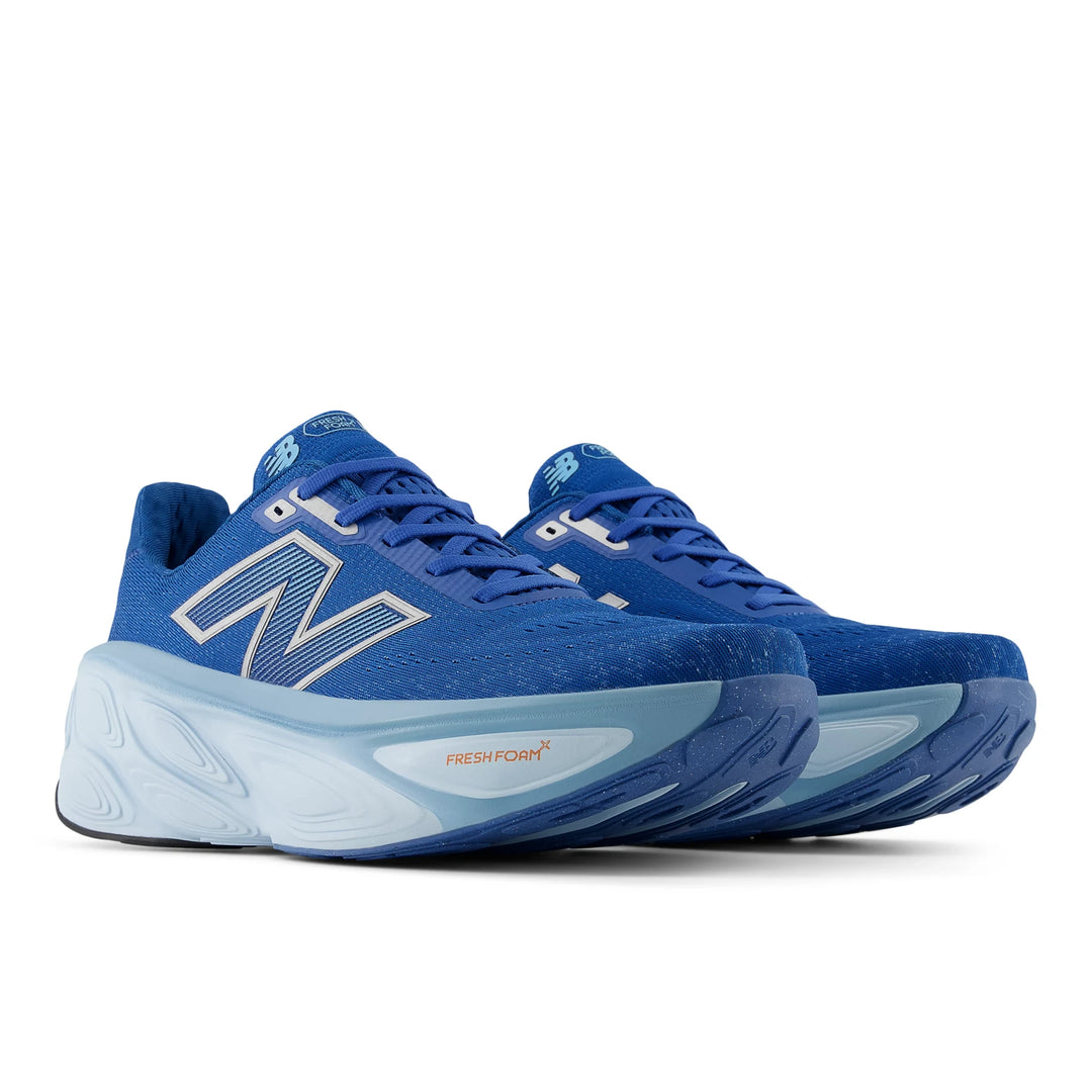 New Balance Mens Fresh Foam X More v5 - Blue Agate/Quarry Blue/Silver Metallic - Neutral