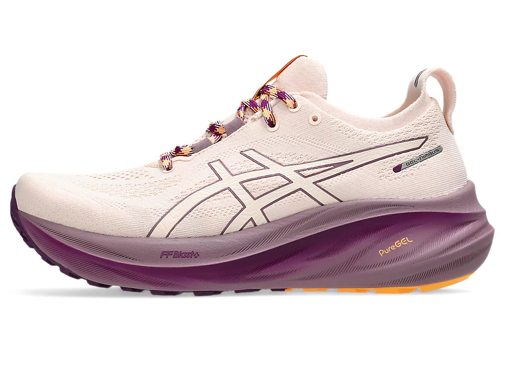 Asics Womens Gel Nimbus 26 TR - Nature Bathing/Pearl Pink- Neutral