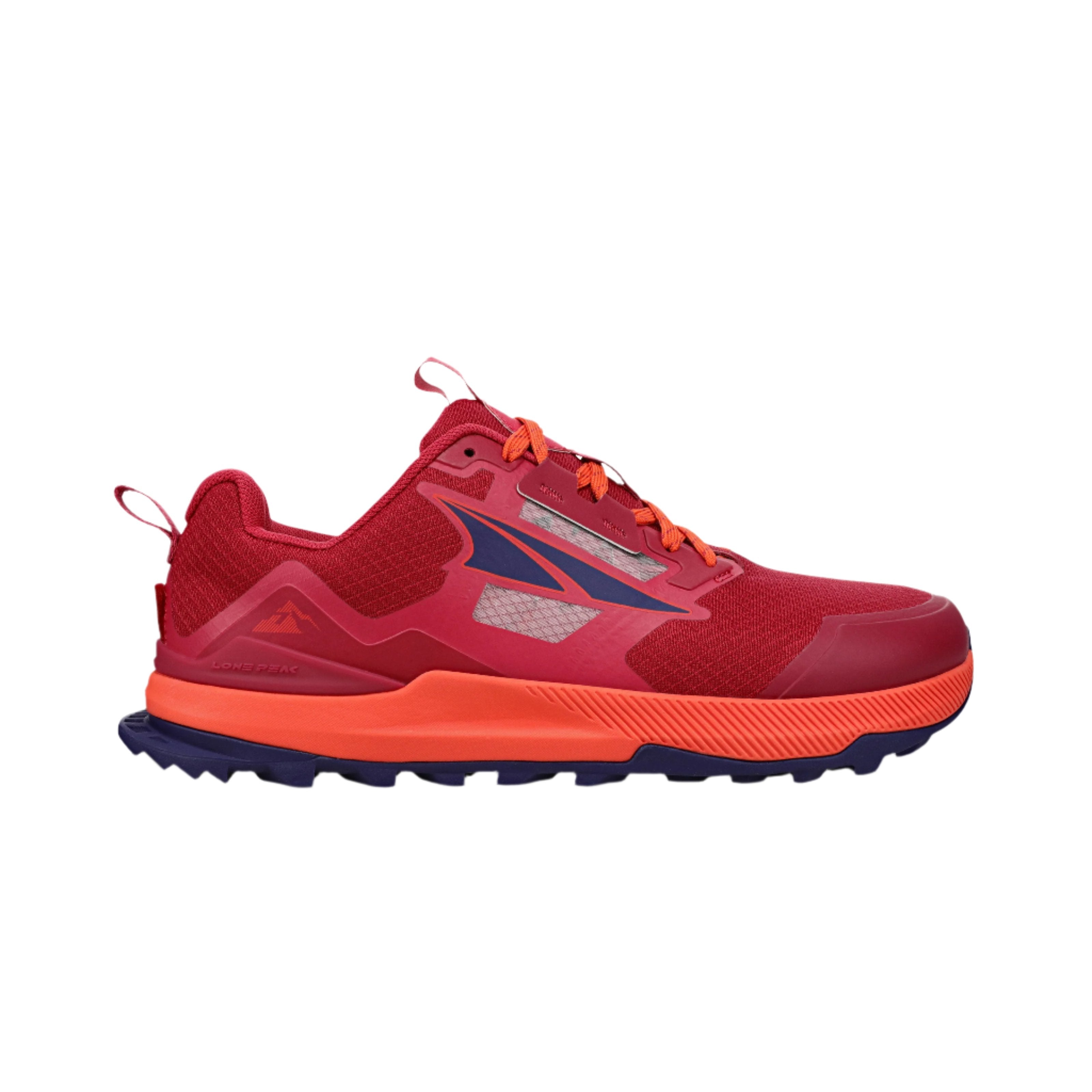 Altra Womens Lone Peak 7 - Dark Red - Trail