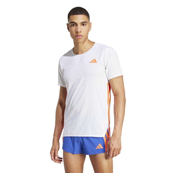 Adidas Mens Adizero Tee - White