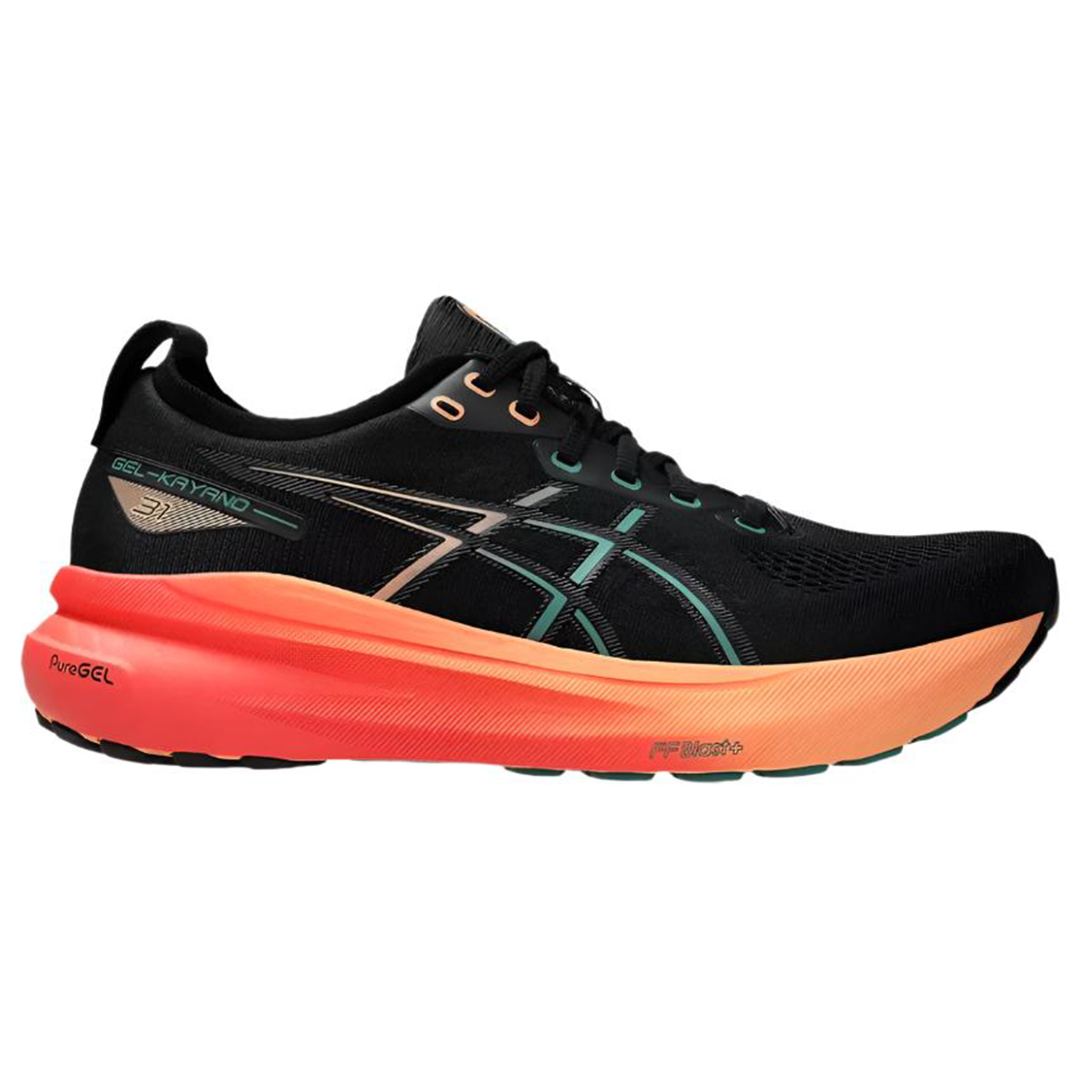 Asics Mens Gel Kayano 31 - Black/Rainy Lake - Stability