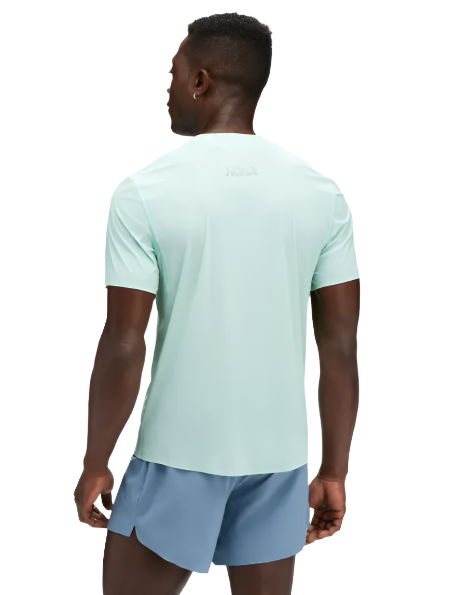 Hoka Mens Airolite Run Short Sleeve - Cloudless