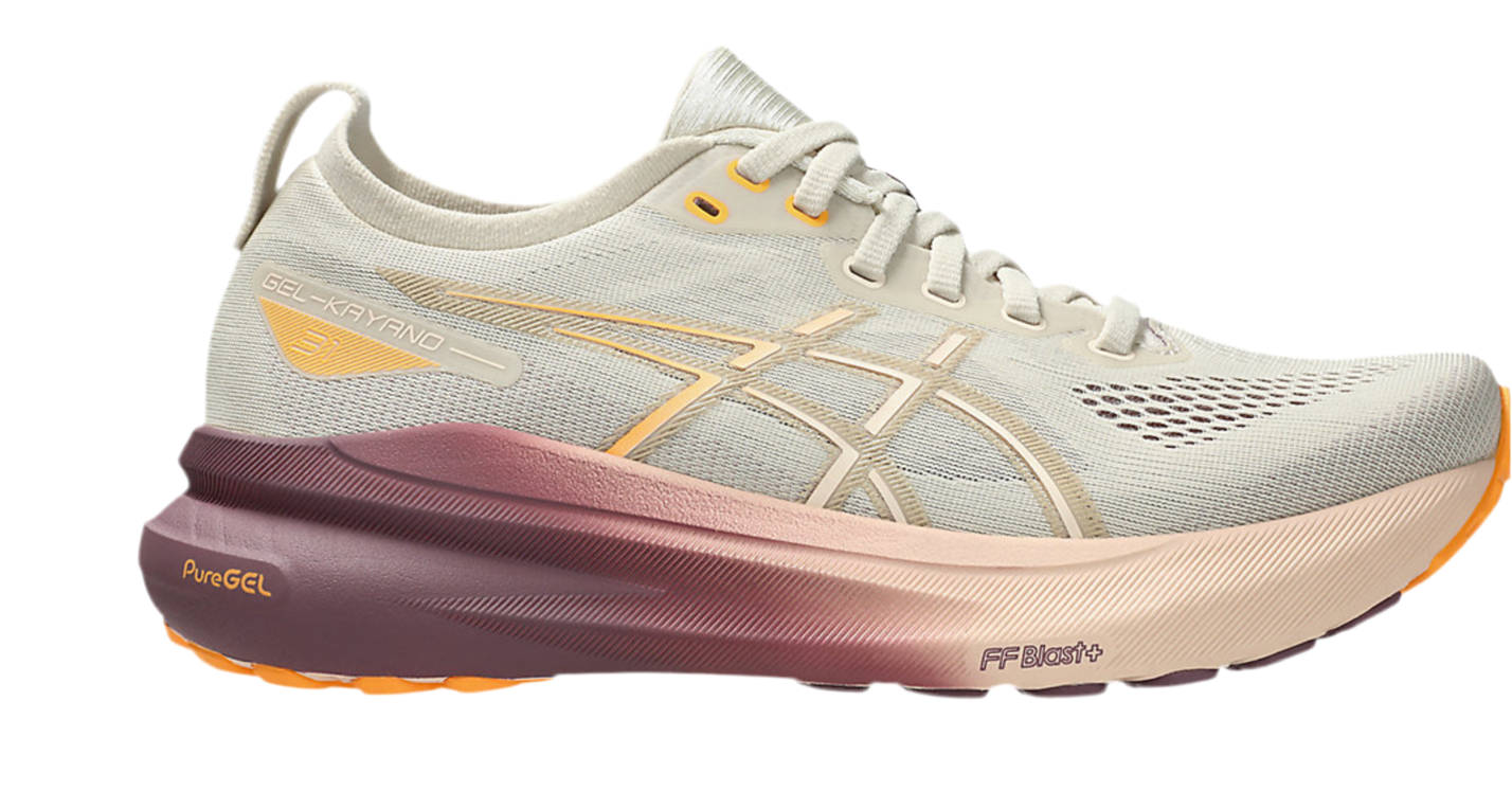 Asics Womens Gel Kayano 31 - Oatmeal/Pearl Pink - Stability