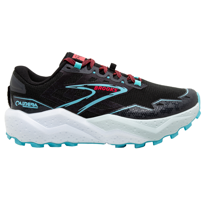 Brooks Womens Caldera 7 - Black/Ebony/Bluefish - Trail