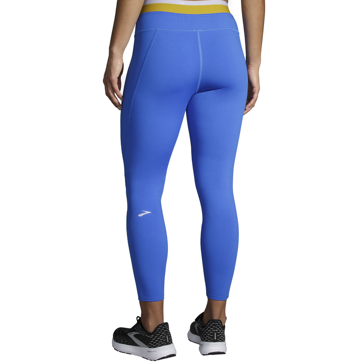 Brooks Womens Run Within 7/8 Tight - Bluetiful