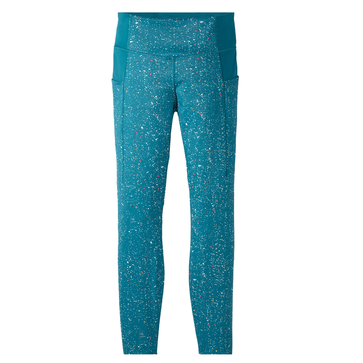 Brooks Womens Method 7/8 Tight - Lagoon Speckle Print/Lagoon