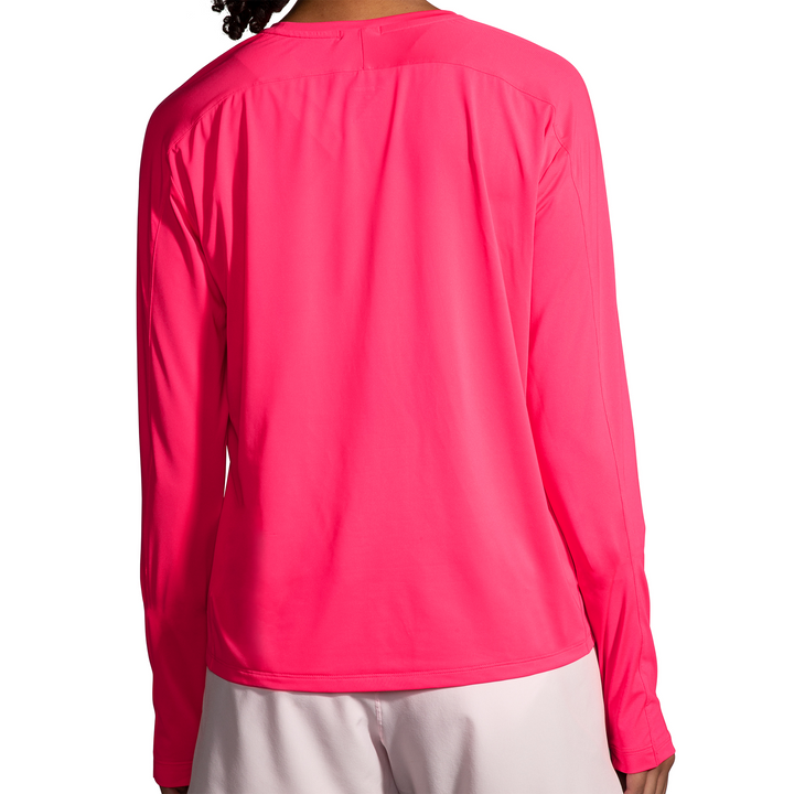 Brooks Womens Sprint Free Long Sleeve - Hyper Pink