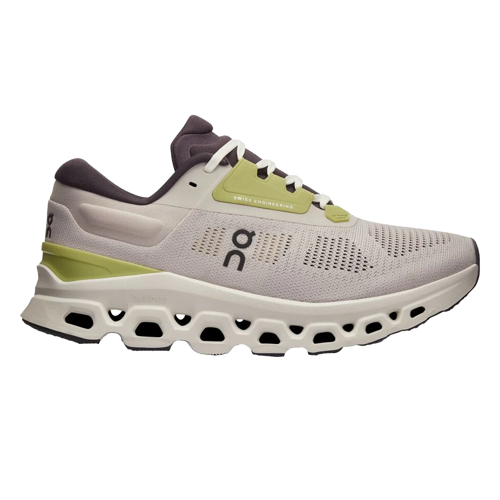 ON Womens Cloudstratus 3 - Pearl/Ivory