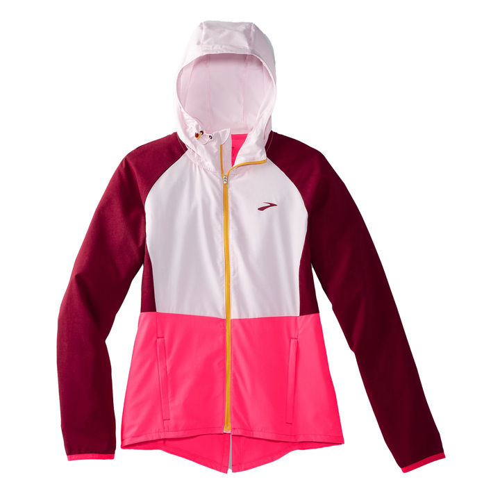 Brooks Womens Canopy Jacket - Razzmatazz/Quartz/Hyper Pink