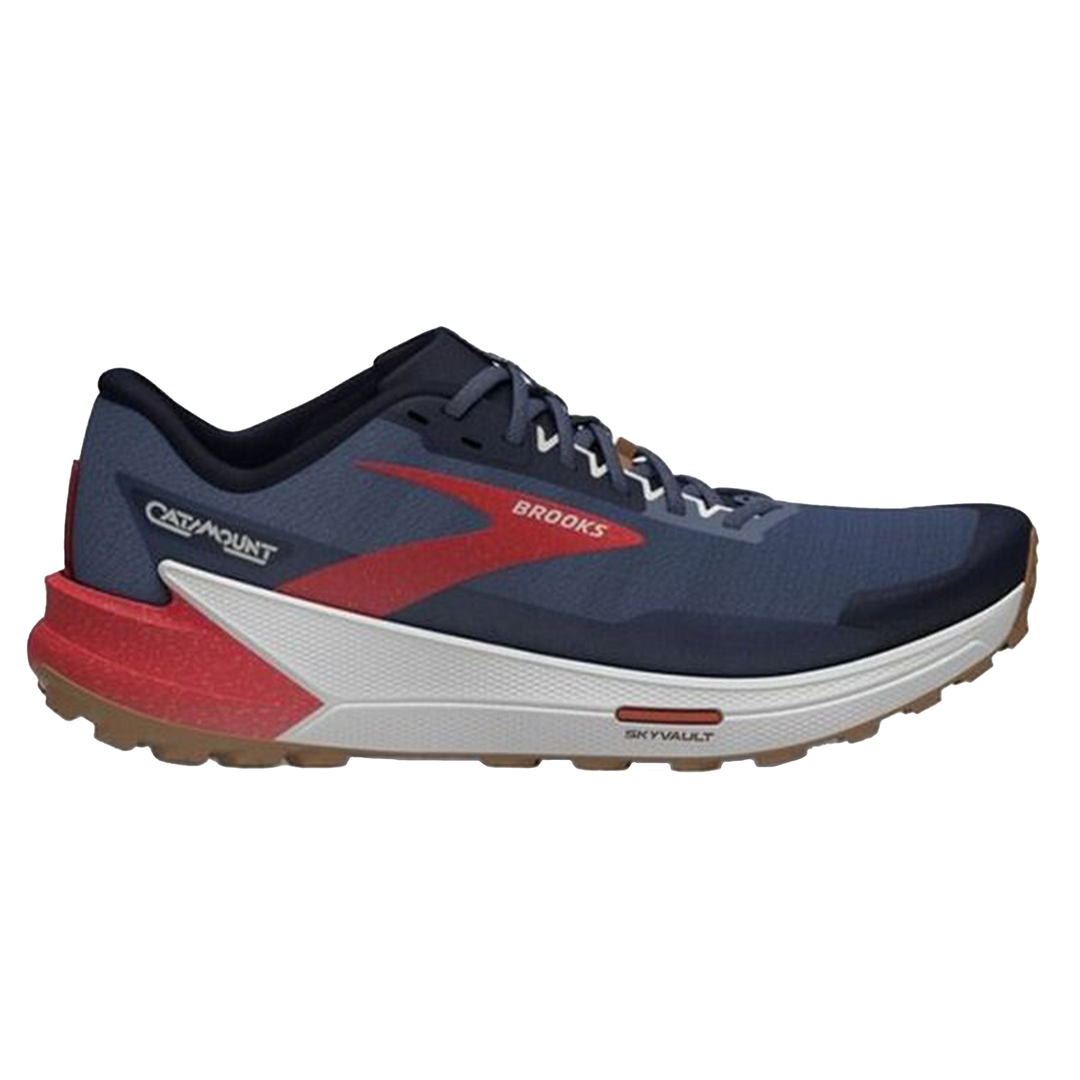 Brooks Womens Catamount 2 Navy Bittersweet Peacoat Trail Run North West