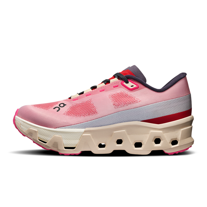 ON Womens Cloudmonster Hyper - Red/Cream - SS25