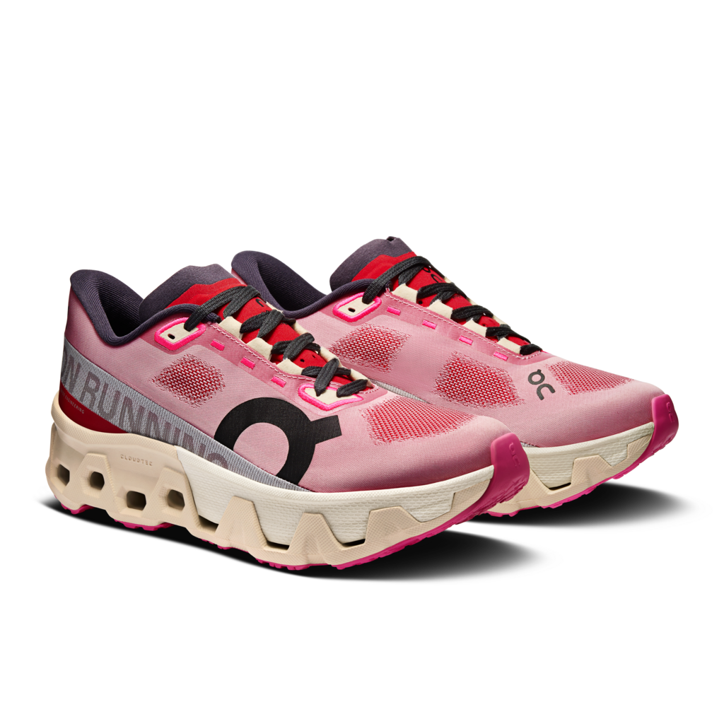 ON Womens Cloudmonster Hyper - Red/Cream - SS25