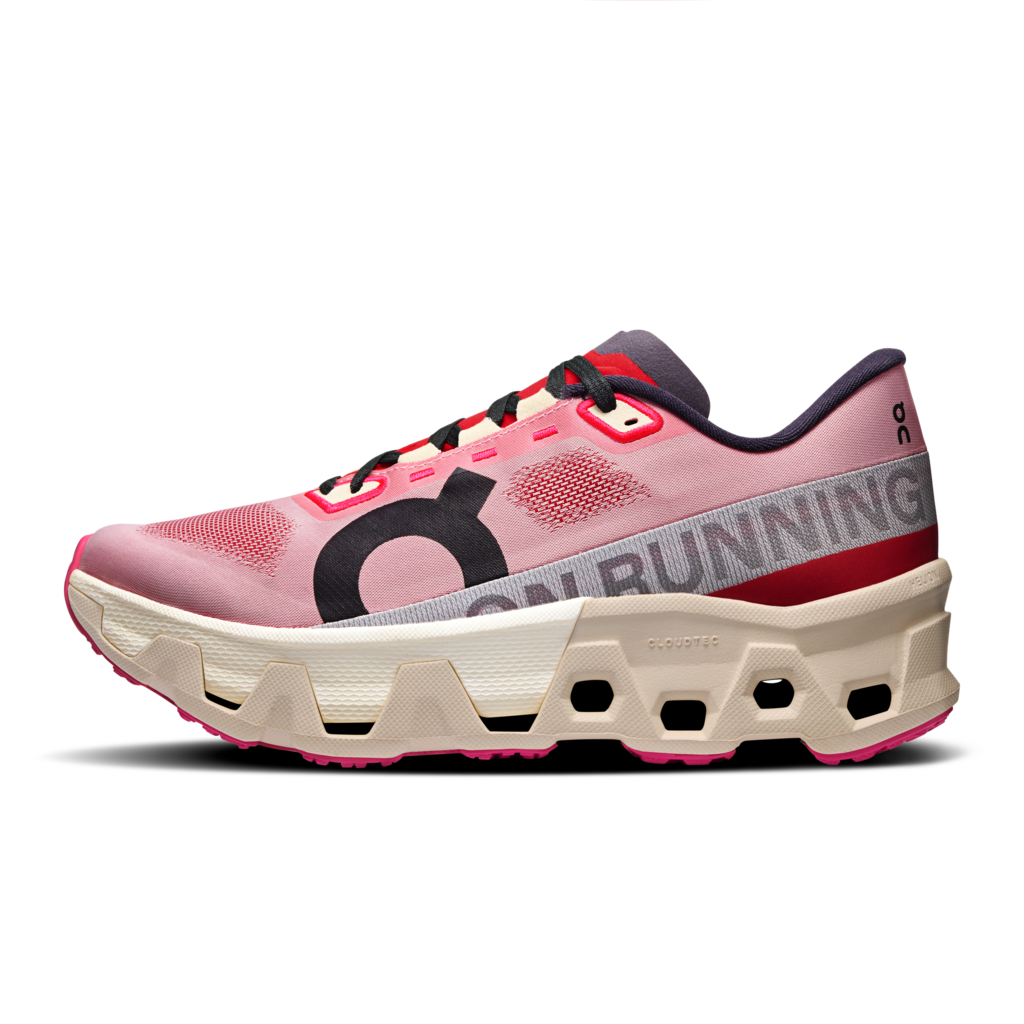 ON Womens Cloudmonster Hyper - Red/Cream - SS25