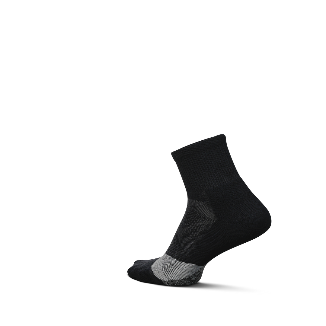 Feetures Elite Light Cushion Quarter - Black