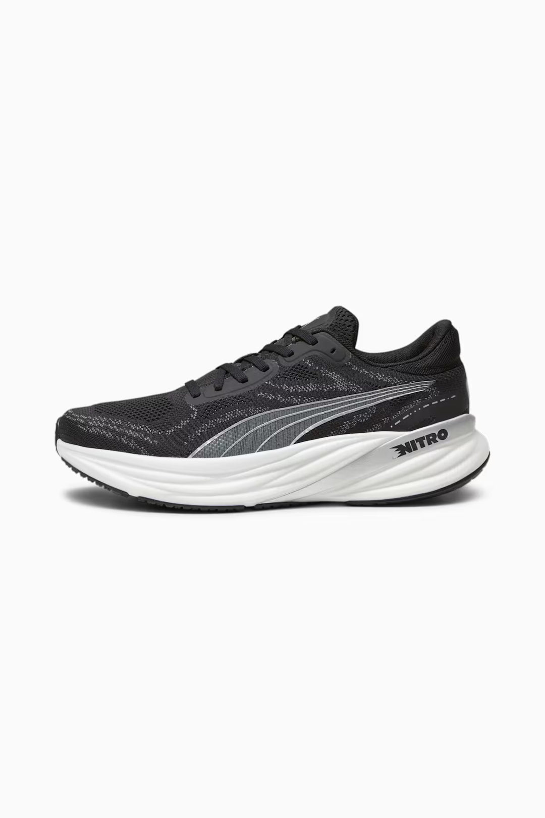 Puma Mens Magnify NITRO 2 - Puma Black/Puma White/Puma Silver - Neutral