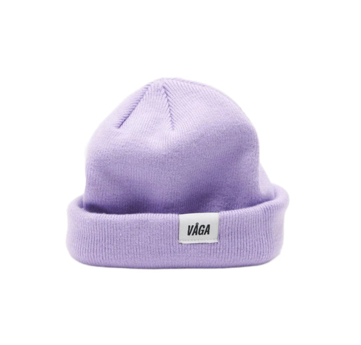 Vaga Fine Rib Beanie - Lilac