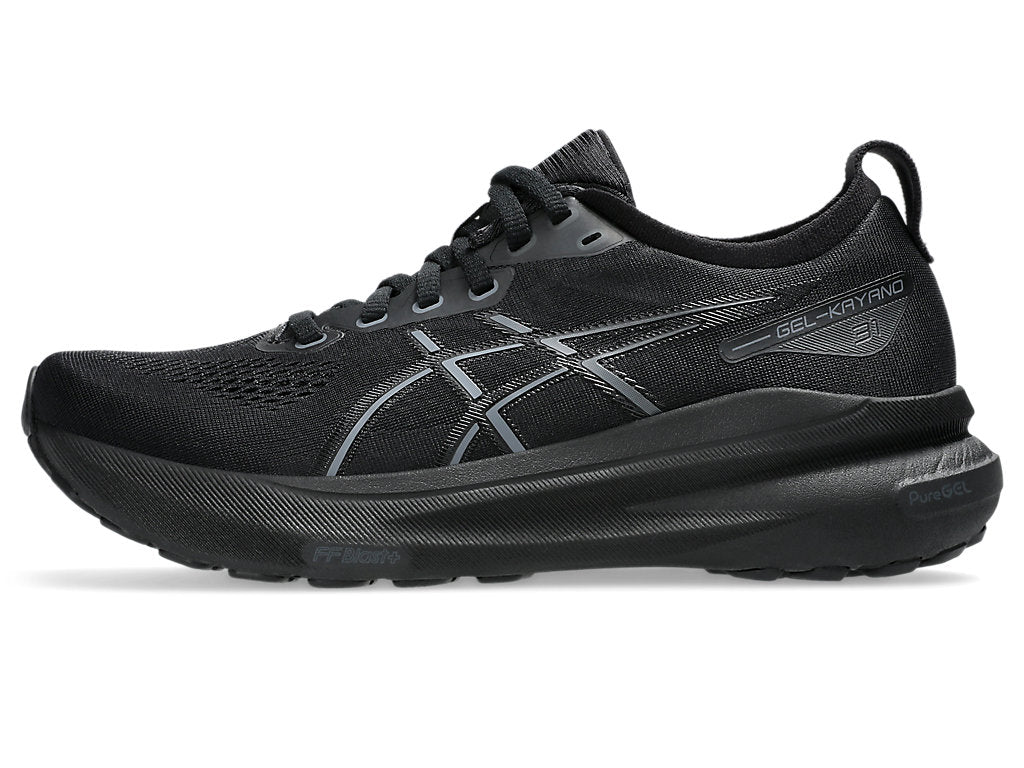 Asics Womens Gel Kayano 31 - Black/Black - Stability