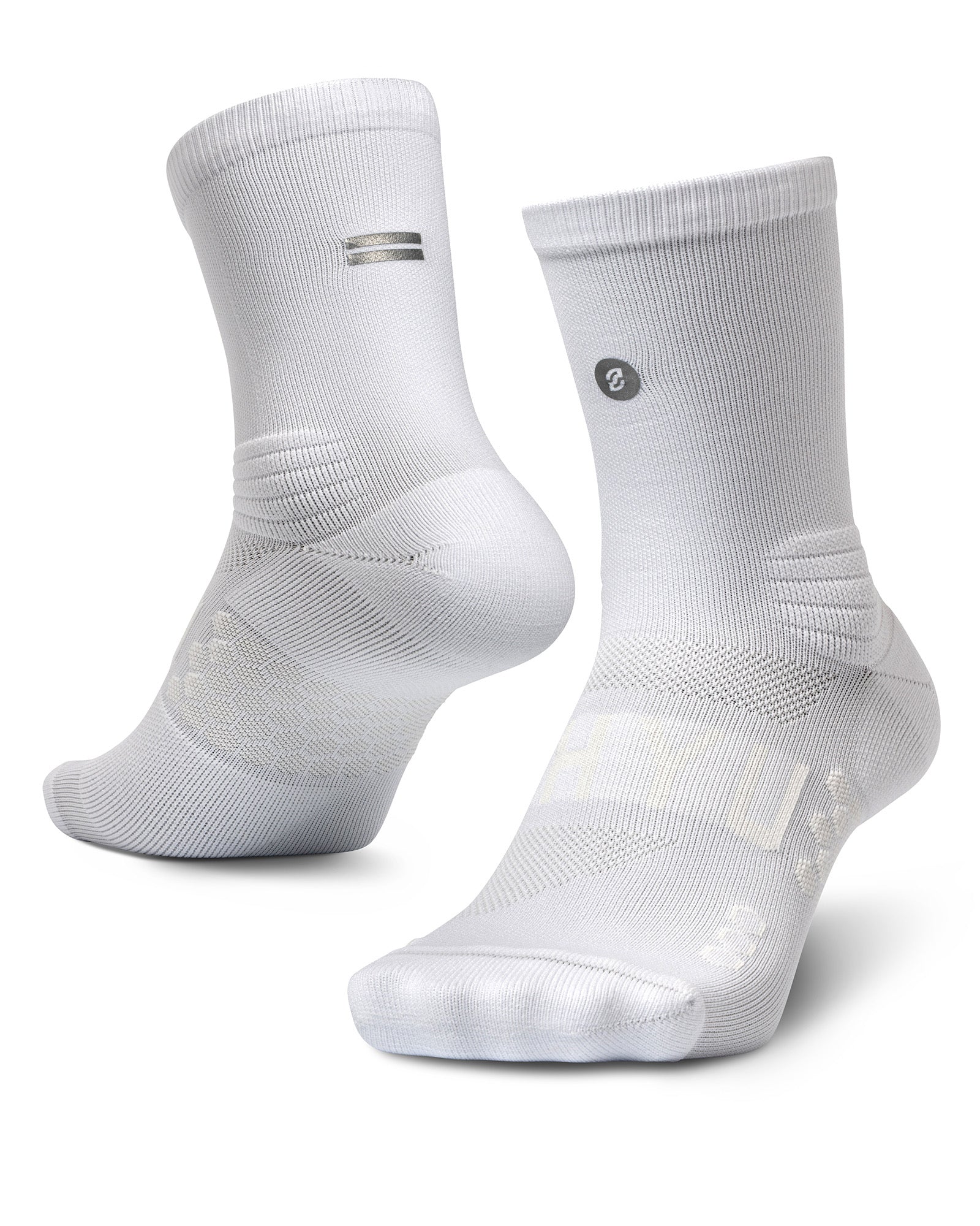 SHYU Racing Half Crew Socks - White/White/White