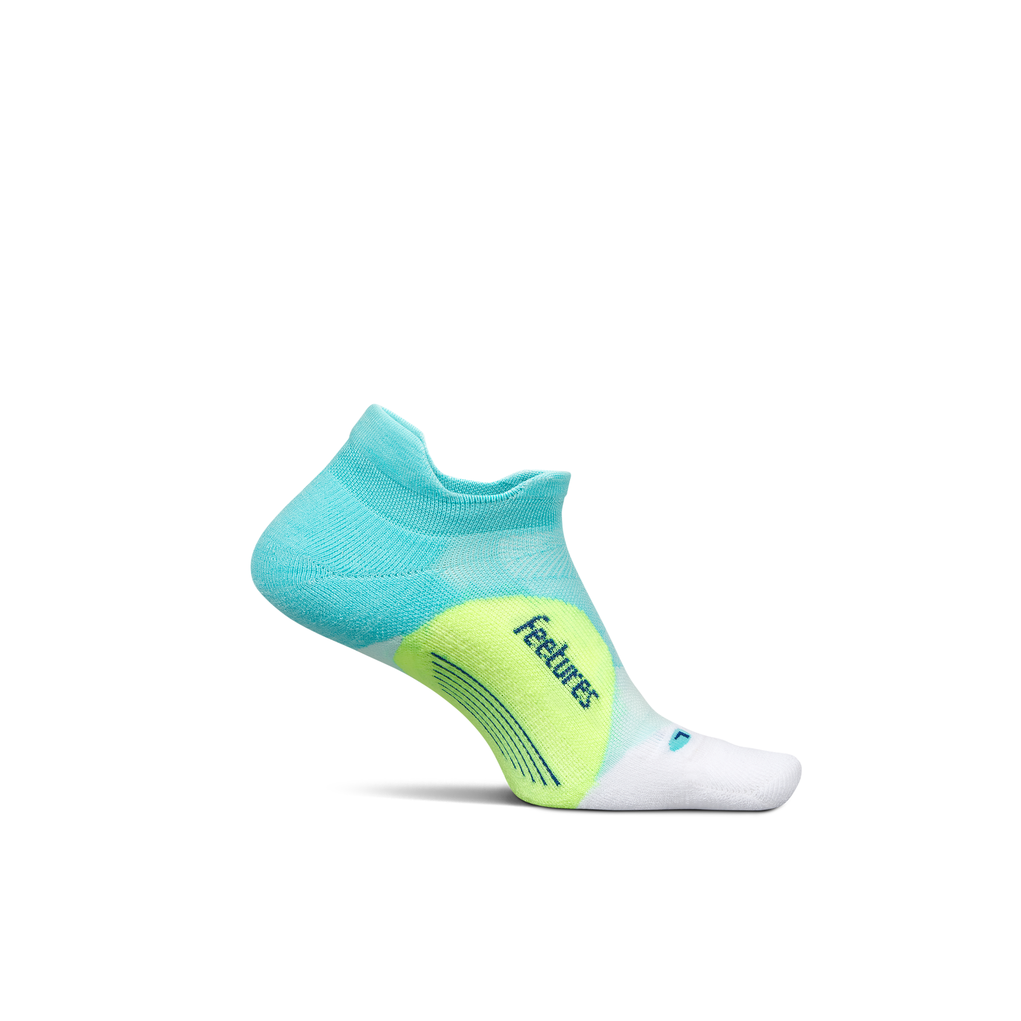 Feetures Elite Light Cushion No Show - Aqua Surf - SS25