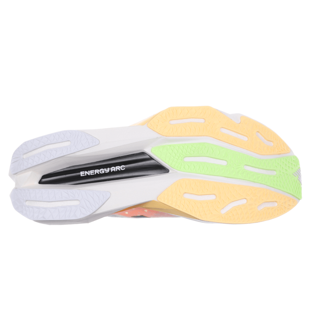 New Balance Womens FuelCell SuperComp Elite V4 - White/Bleached Lime Glo/Hot Mango - Neutral