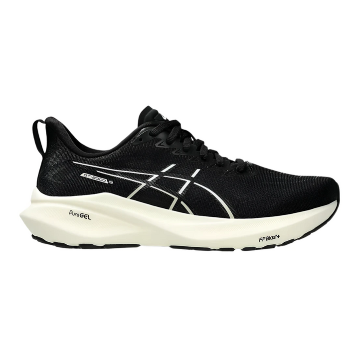 Asics Womens GT-2000 13 - Black/White - Stability - SS25