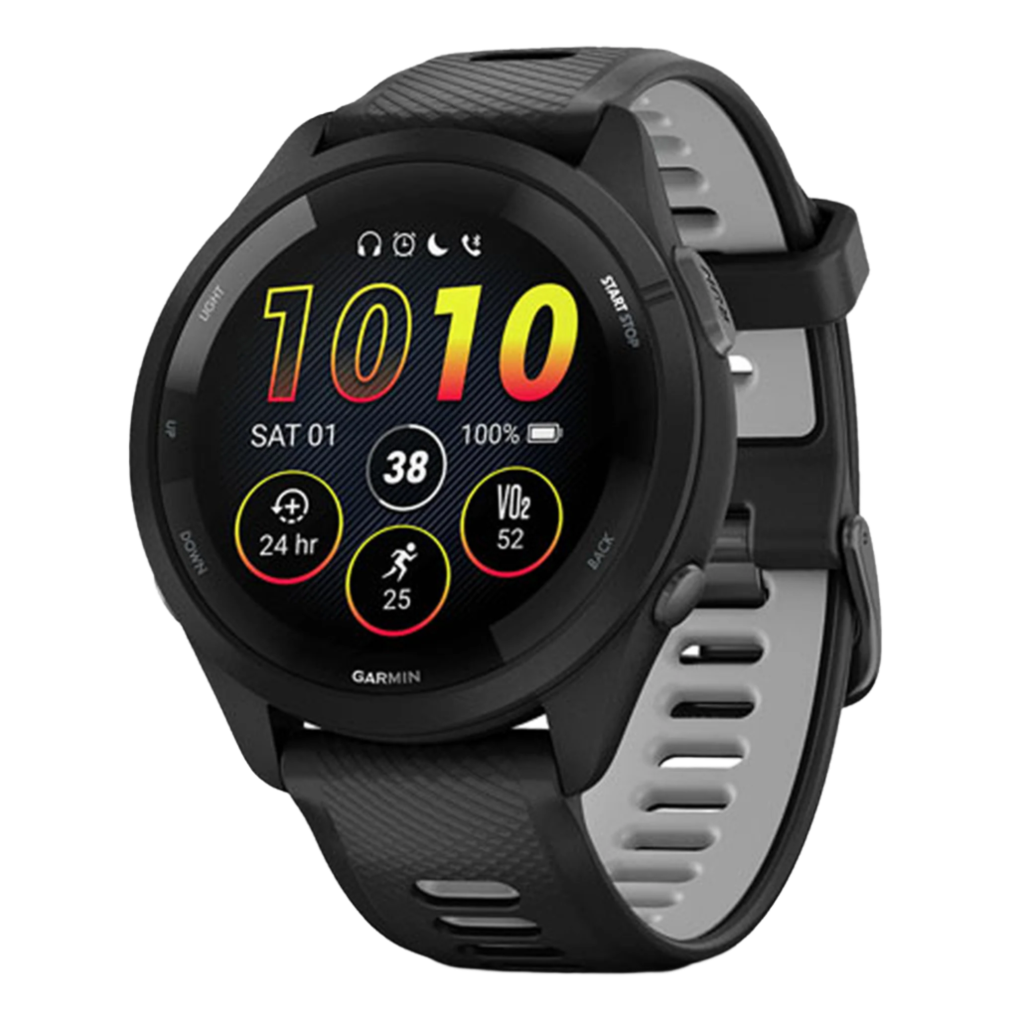 Garmin Forerunner 265 Music 46mm - Black/Slate Grey