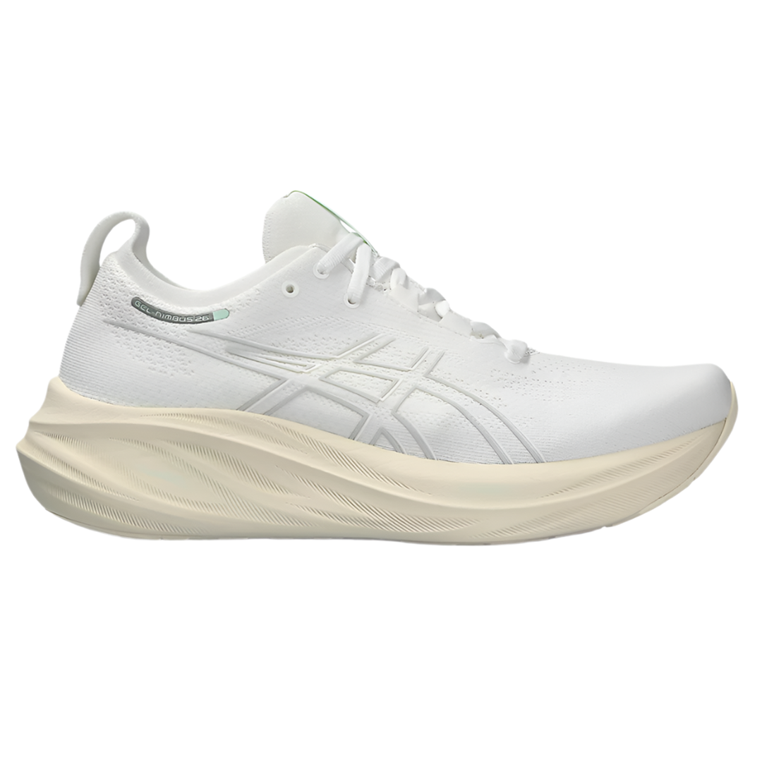 Asics Mens Gel Nimbus 26 - White/White - Neutral