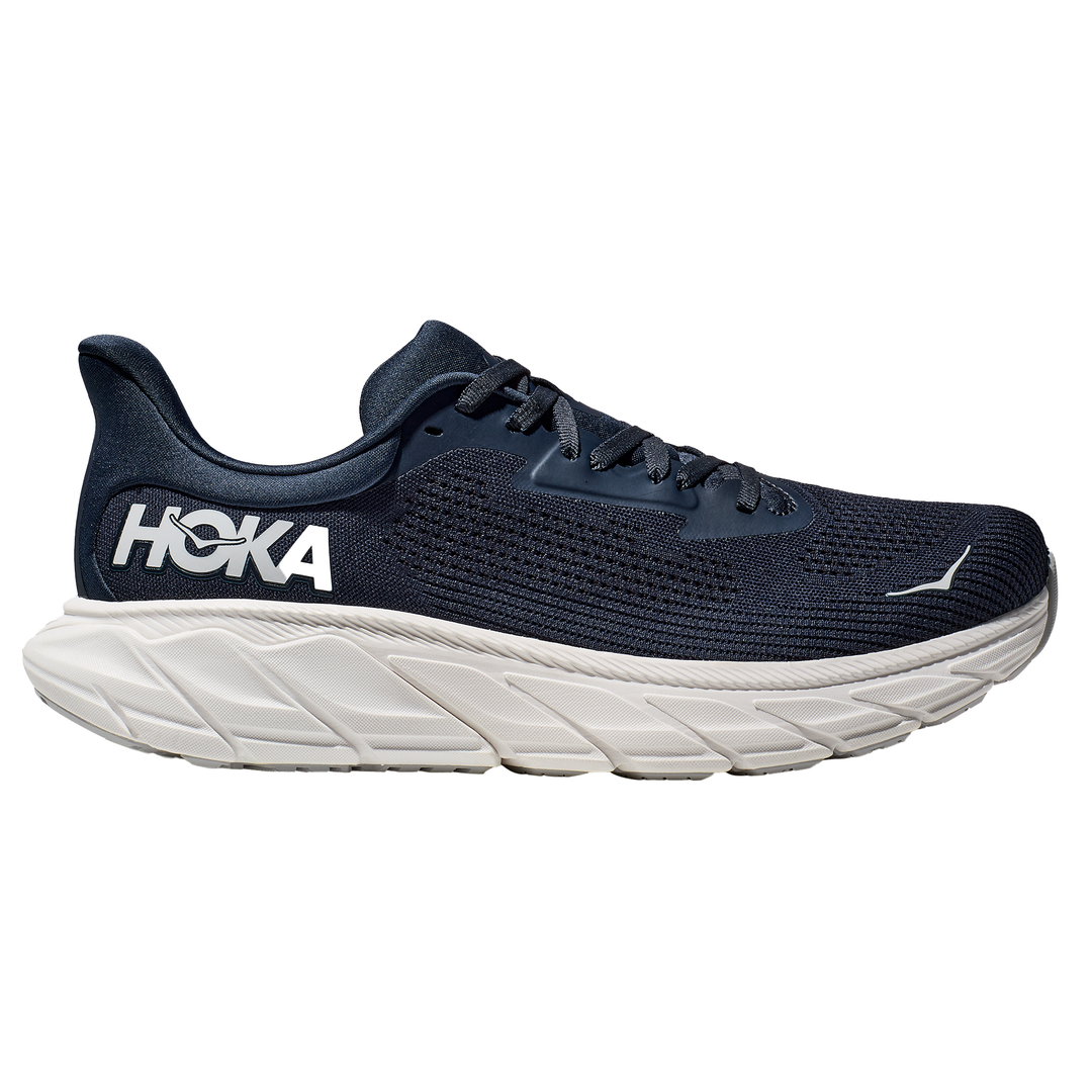 Hoka Mens Arahi 7 Wide - 2E Width - Outer Space/White - Stability