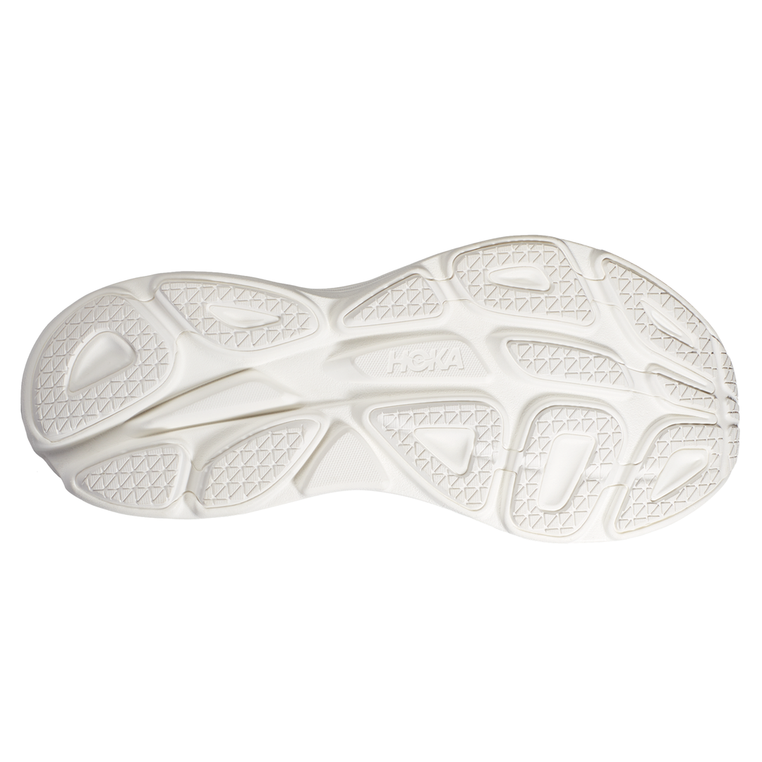 Hoka Mens Bondi 8 - White/White - Neutral