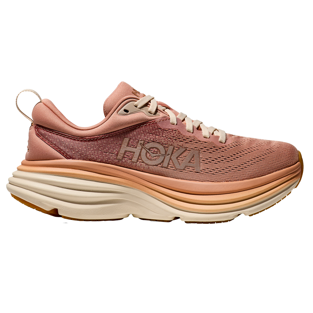 Hoka Womens Bondi 8 - Sandstone/Cream - Neutral