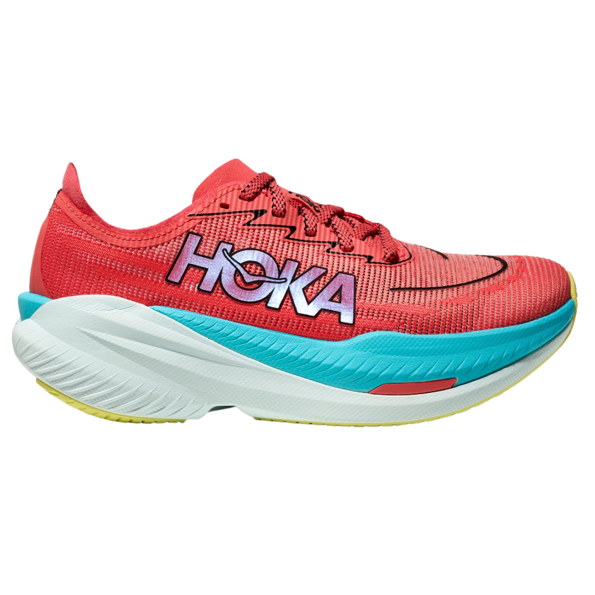 Hoka Mens Mach X 2 - Grapefruit/Electric - Neutral - SS25