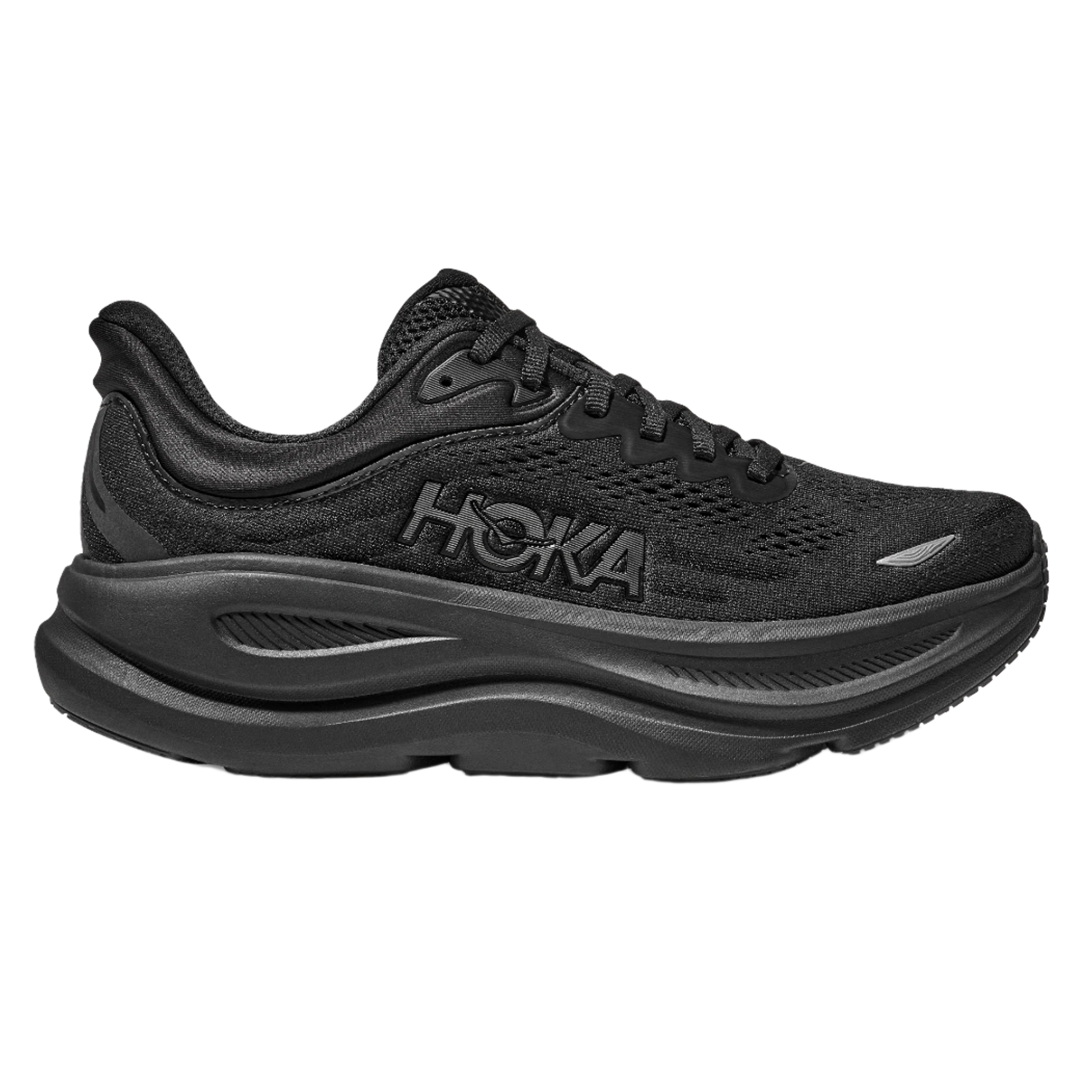 Hoka Womens Bondi 9 - Black/Black - Neutral - SS25