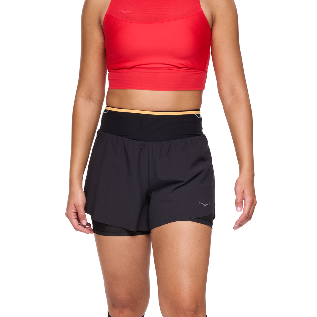 Hoka Womens Skyglide Short - Black