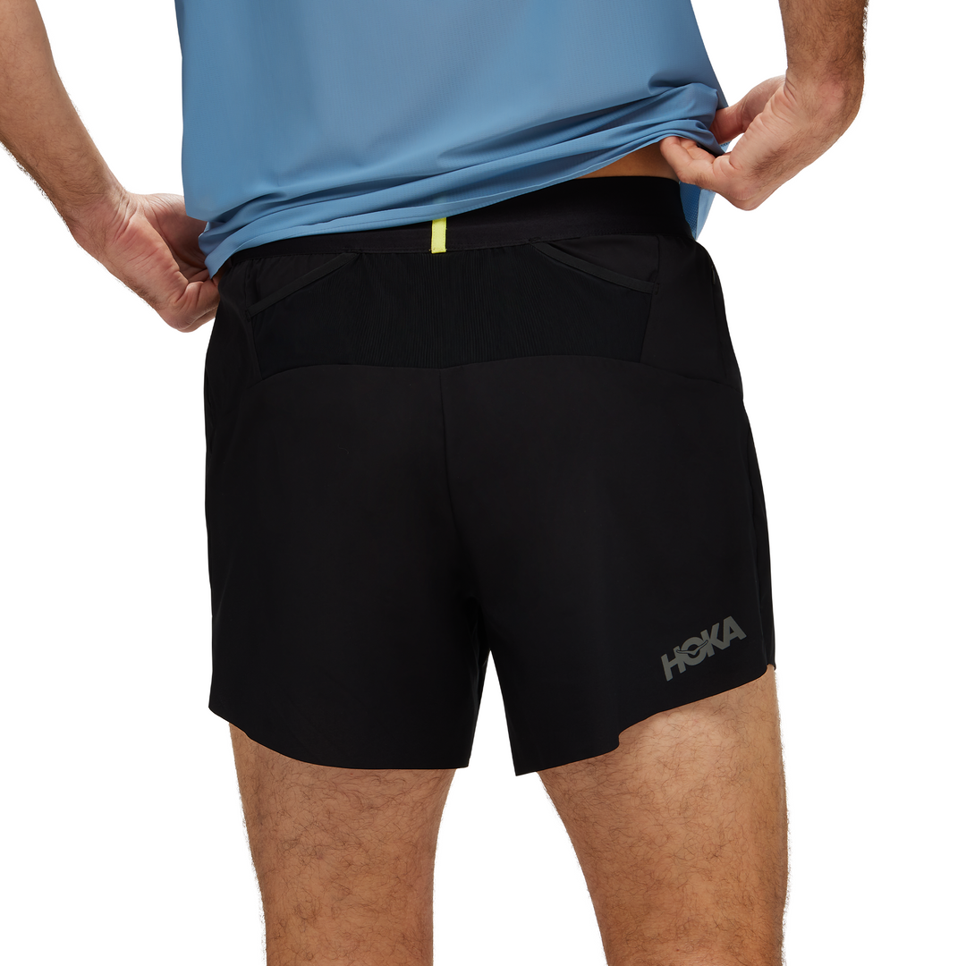 Hoka Mens Glide 5" Short - Black