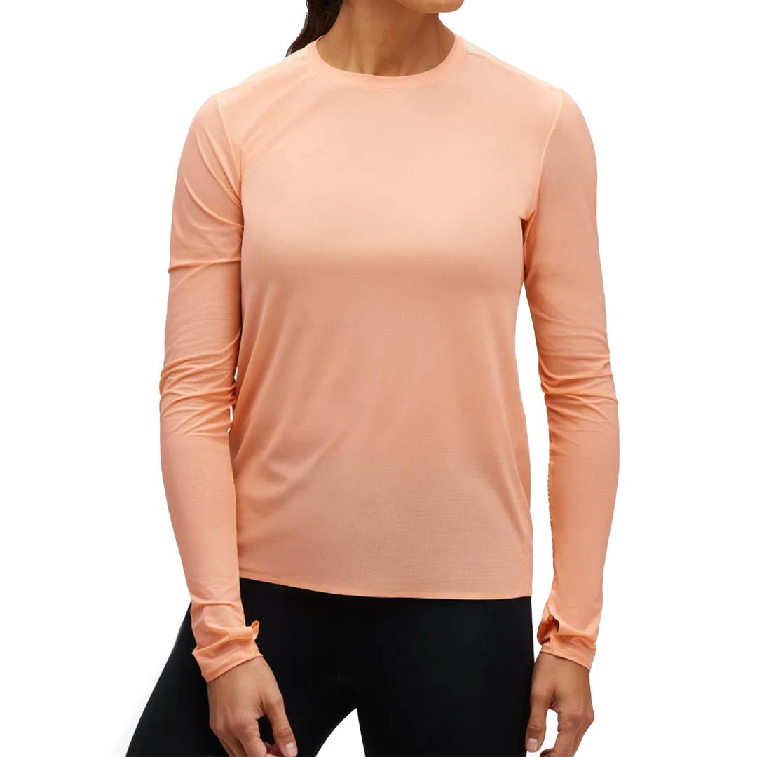 Hoka Womens Airolite Run Long Sleeve - Papaya