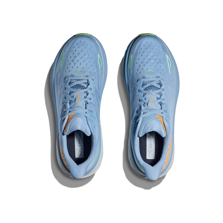 Hoka Mens Clifton 9 Wide - 2E Width - Dusk/Illusion - Neutral