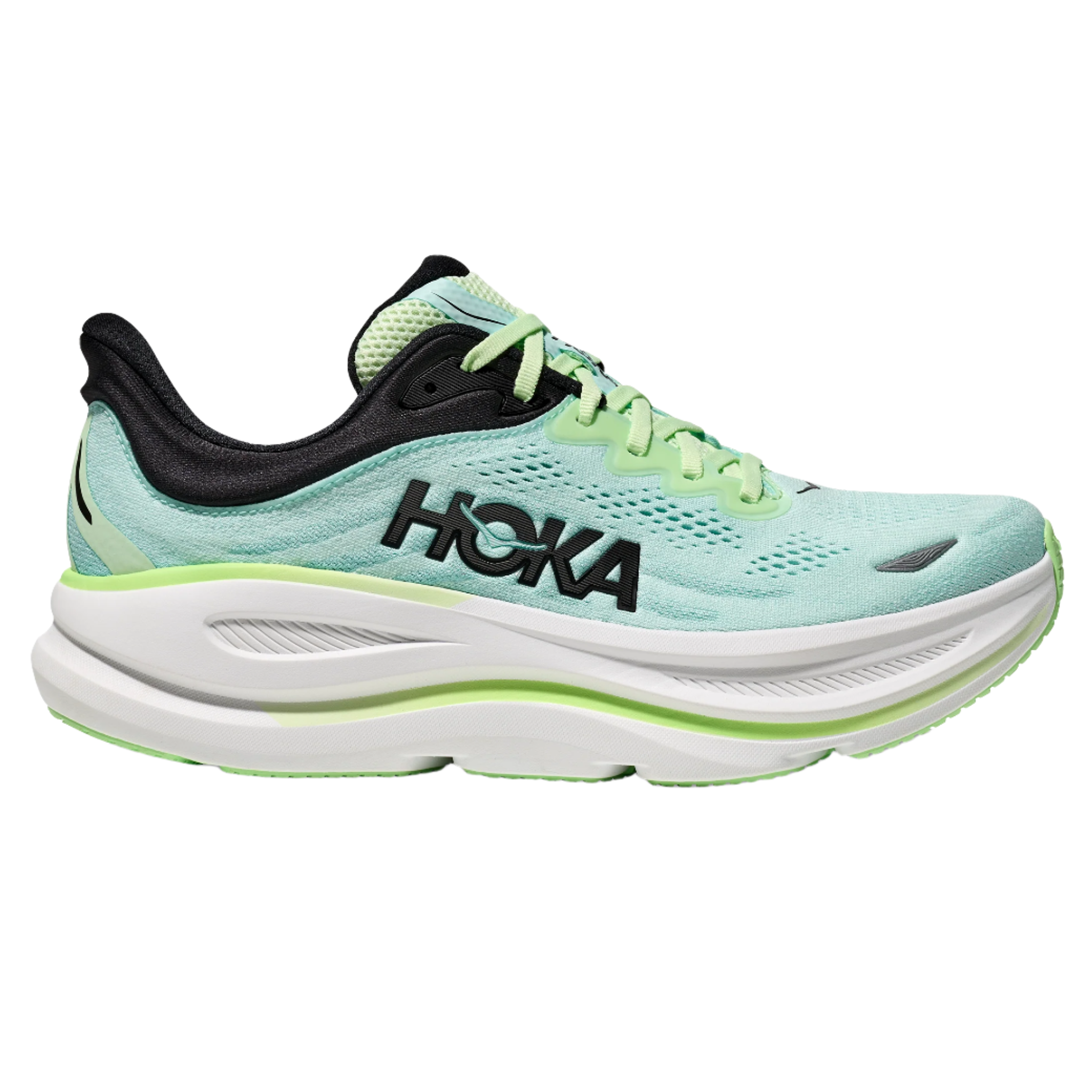 Hoka Mens Bondi 9 - Luna Moth/Blue Spark - Neutral - SS25