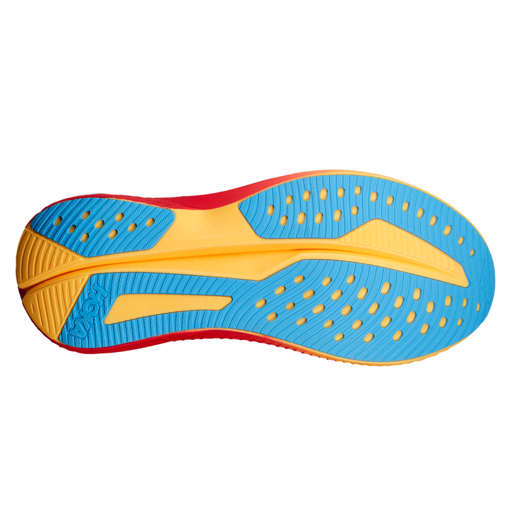 Hoka Mens Mach 6 Wide - 2E Width - Poppy/Squash - Neutral