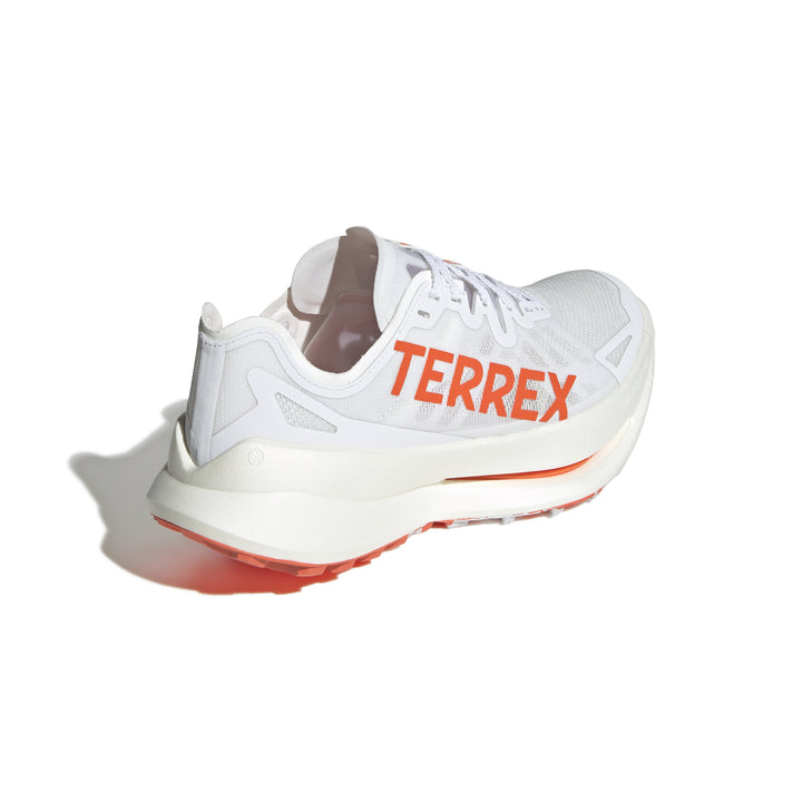 Adidas Mens Terrex Agravic Speed Ultra - Footwear White/Impact Orange/Dash Grey - Trail - SS25