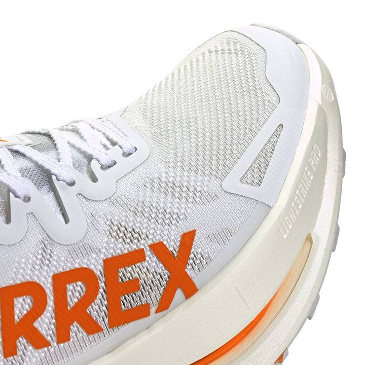 Adidas Mens Terrex Agravic Speed Ultra - Footwear White/Impact Orange/Dash Grey - Trail - SS25