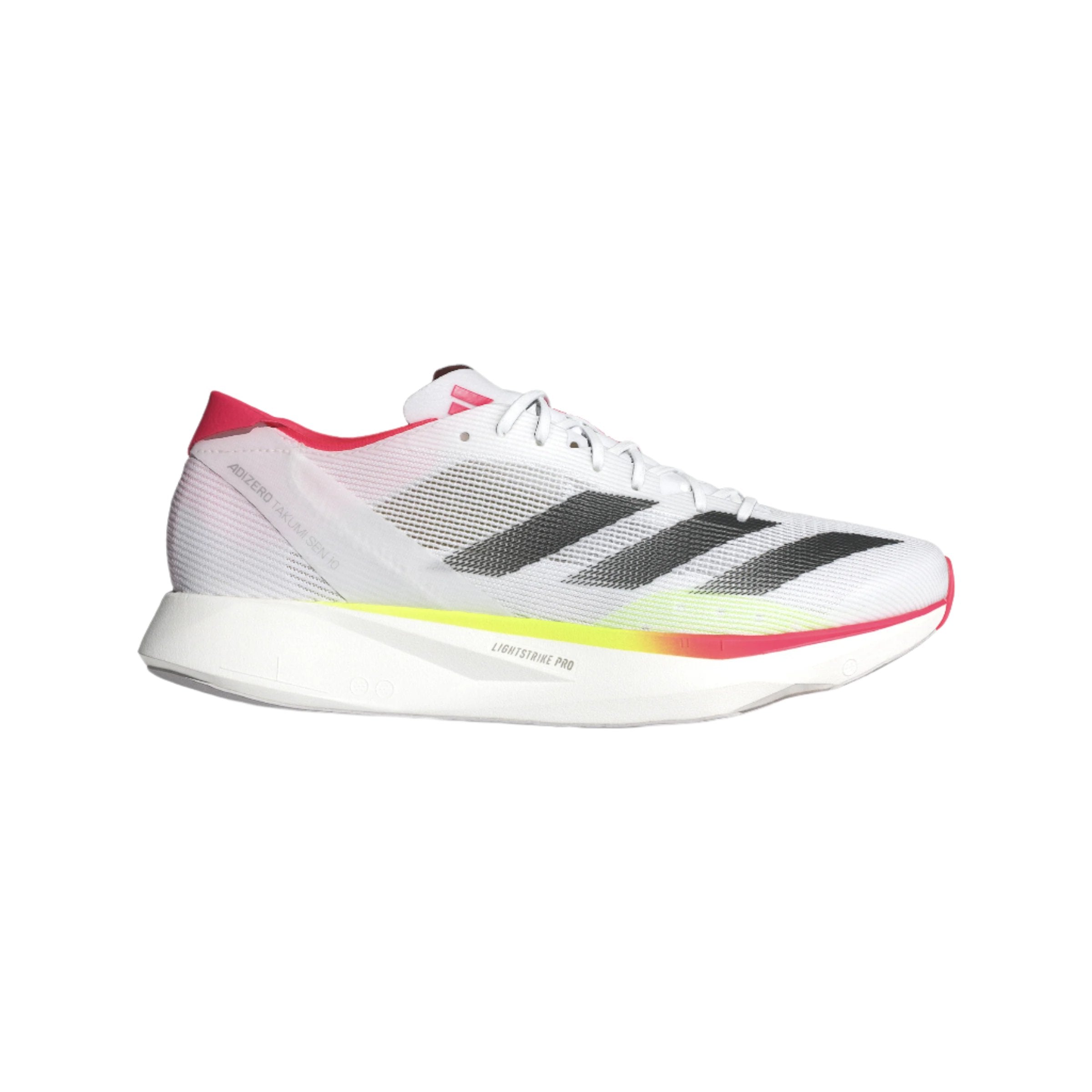 Adidas Mens Takumi Sen 10 - Footwear White/Core Black/Lucid Red - Neutral - SS25