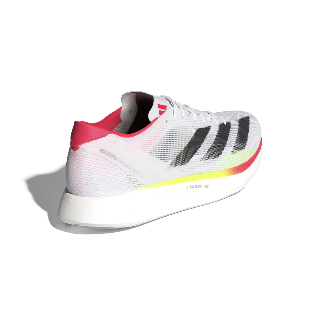 Adidas Mens Takumi Sen 10 - Footwear White/Core Black/Lucid Red - Neutral - SS25