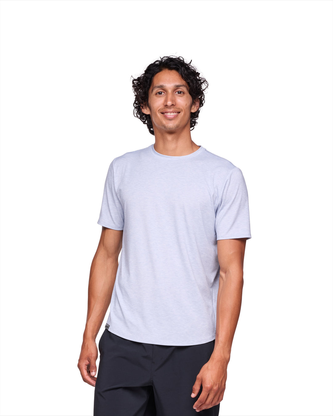 Hoka Mens Essential Tee - Gull/Heather