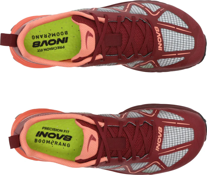 Inov8 Womens MudTalon Speed - Wide - D Width - Burgundy/Coral - Trail