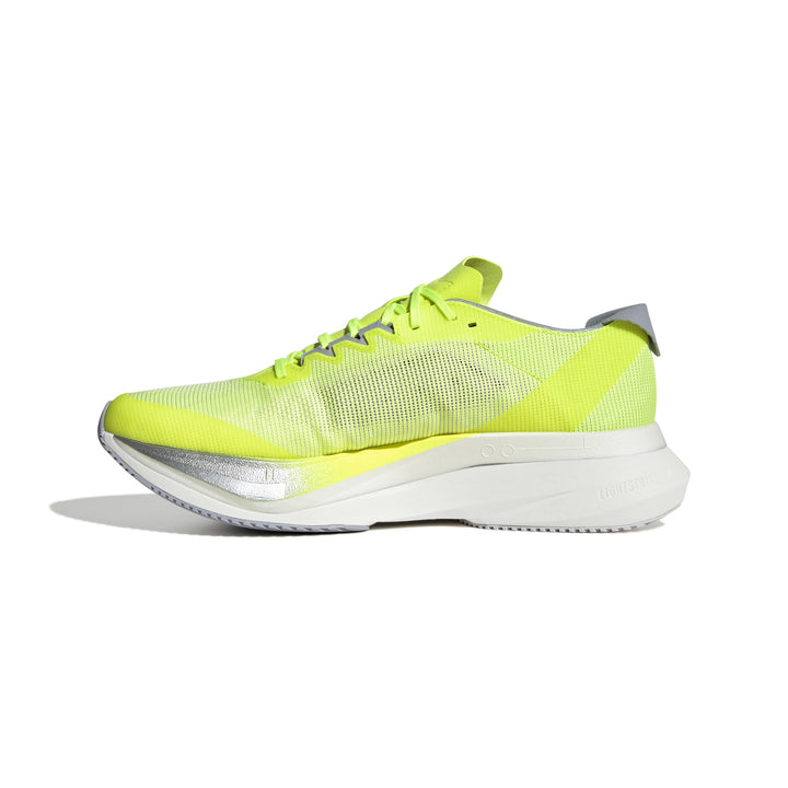 Adidas Mens Adizero Boston 12 - Lucid Lemon/Core Black/Silver Metallic - Neutral - SS25